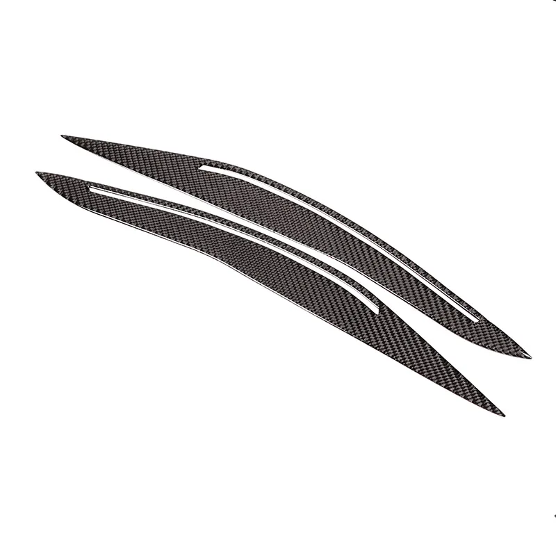 Передние противотуманные фары из углеродного волокна 2 шт. декоративные полоски