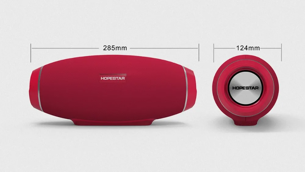 Hopestar H20 портативный Bluetooth динамик водонепроницаемый mp3 музыкальный Колонка беспроводной 30 Вт ПК Саундбар для телевизора коробка стерео сабвуфер
