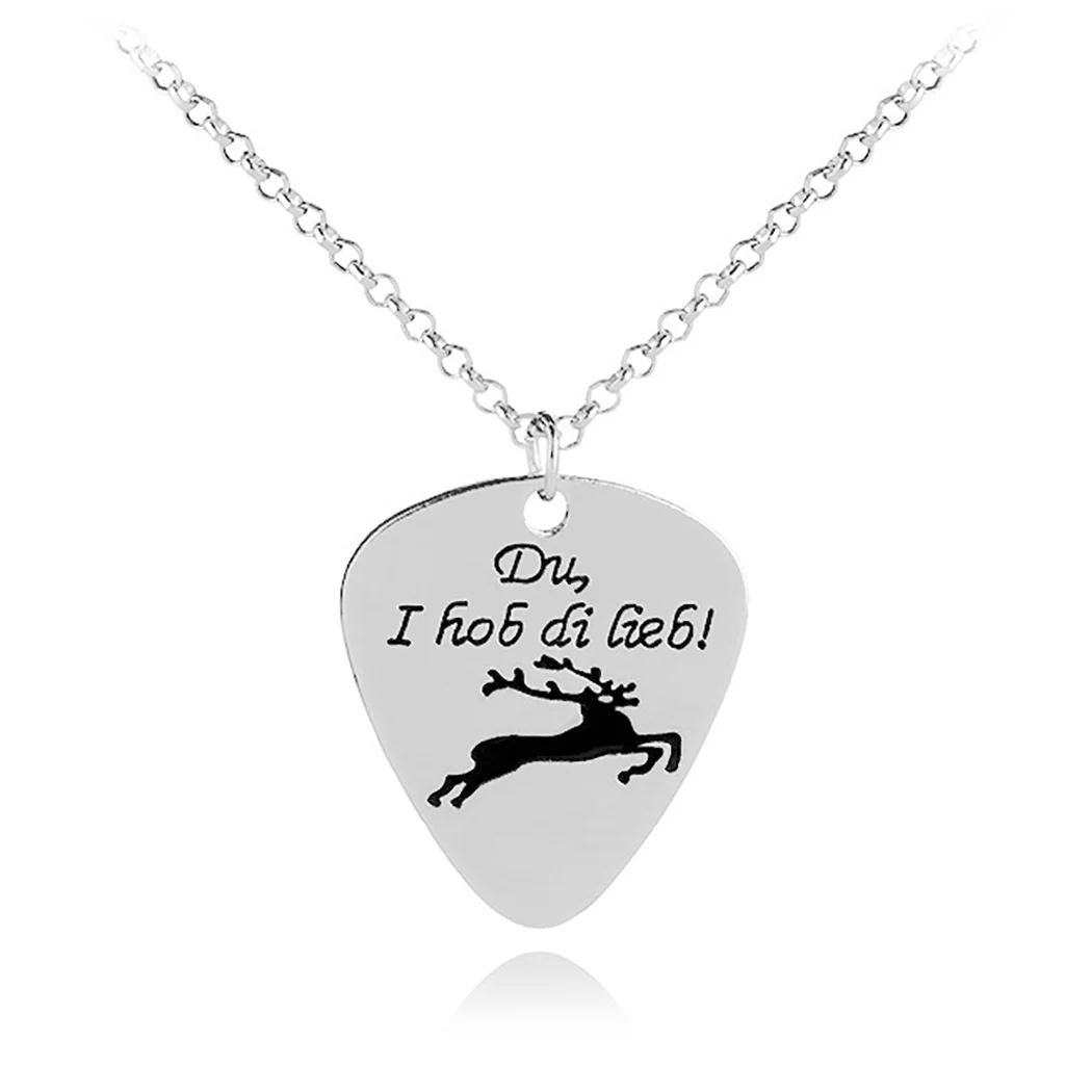 2PCS Couple Necklace Elk Pendant Jewelry for Valentine's Day German Bread Love Beer Bier Halskette | Украшения и аксессуары