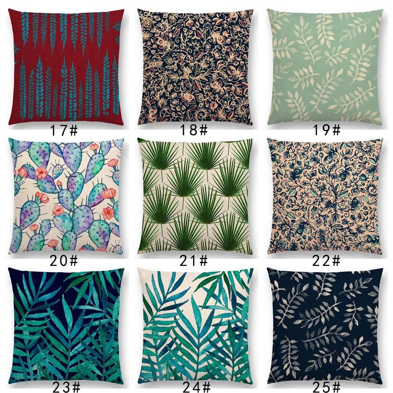 Новинка Красочные тропические джунгли лесные Растения Сад акварельные листья