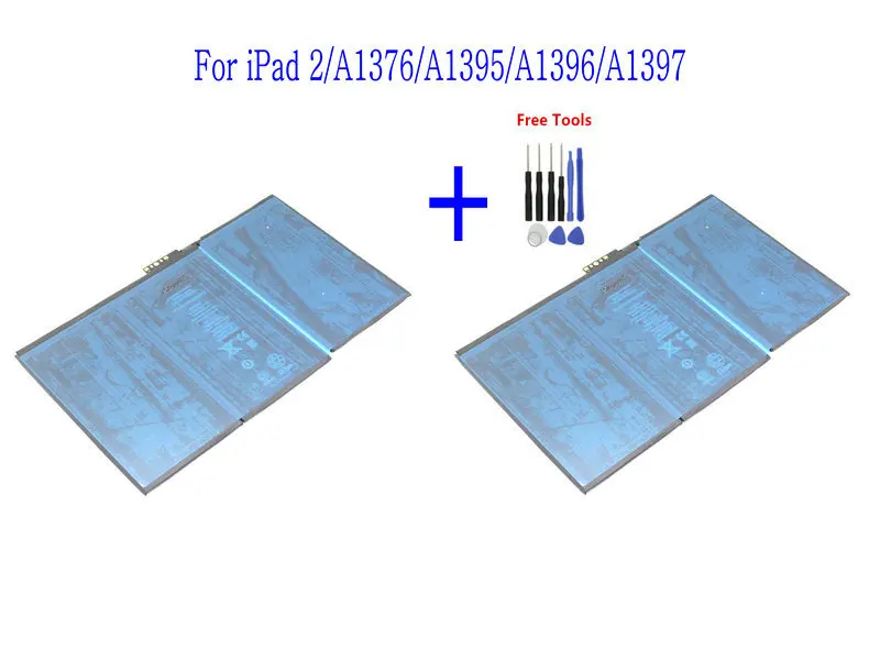 Сменный аккумулятор для Ipad 2 го поколения A1395 A1396 A1397 A1376 6500 616 0559 + инструменты шт. 0561