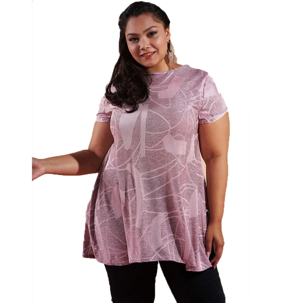 3xl плюс большие размеры женская одежда 2018 Весна осень стиль Новинка осени печати