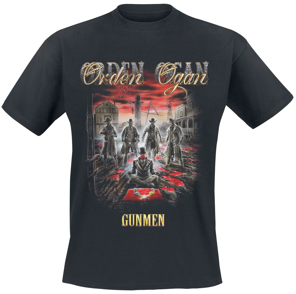 Орден оган боевики футболка черный L | Мужская одежда