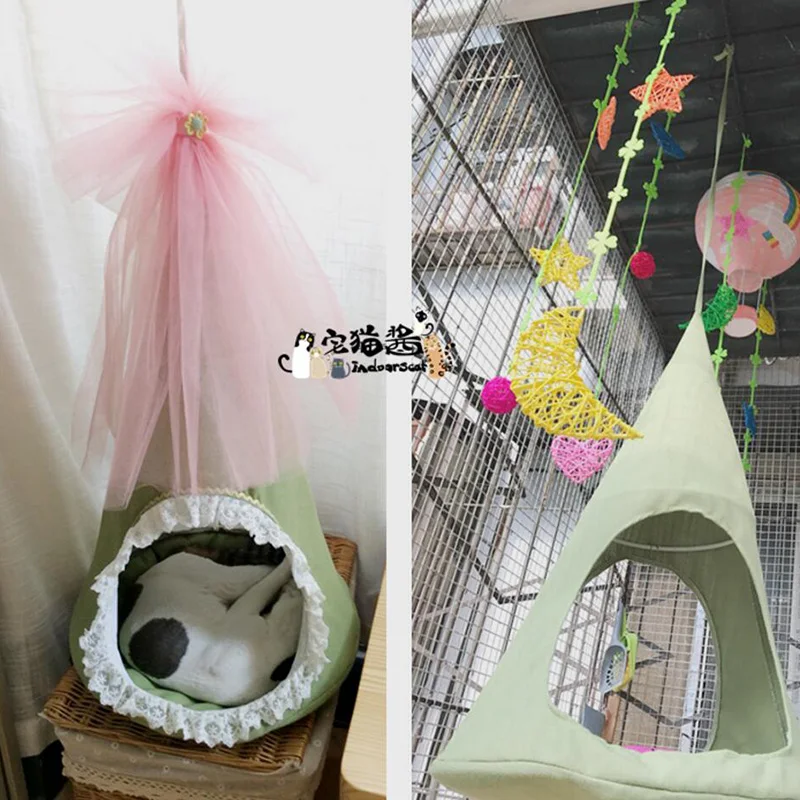 Йоркширский терьер кошка гамак подвесное Гнездо Кошка дышащая кровать домашнее