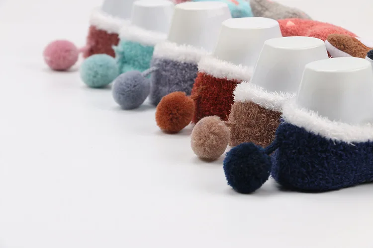 Носки для новорожденных из кораллового флиса 6 пар|Носки| |