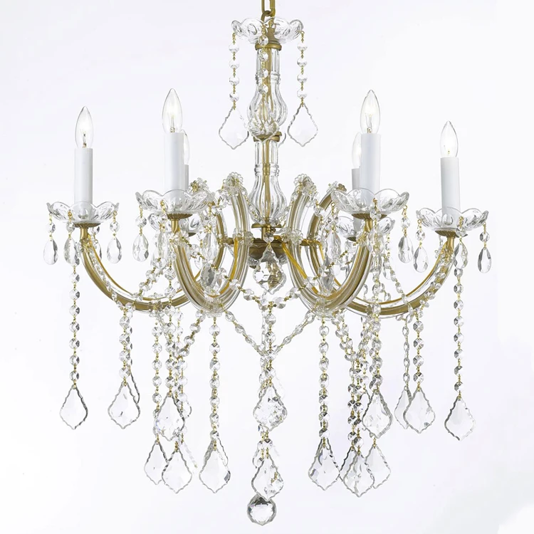 Современная классическая хрустальная люстра Марии Терезы подвесное освещение