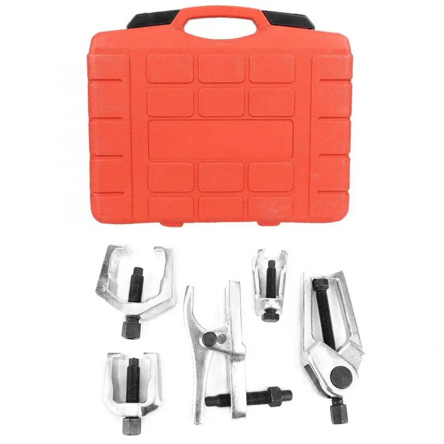 5pcs Pitman Arm Ball Joint Separator Remover Puller Tie Rod Front End Service Tool Kit |