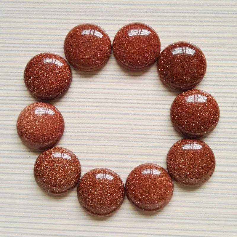 Золотистый песок 20 мм шт. искусственный камень высококачественный кабошон без