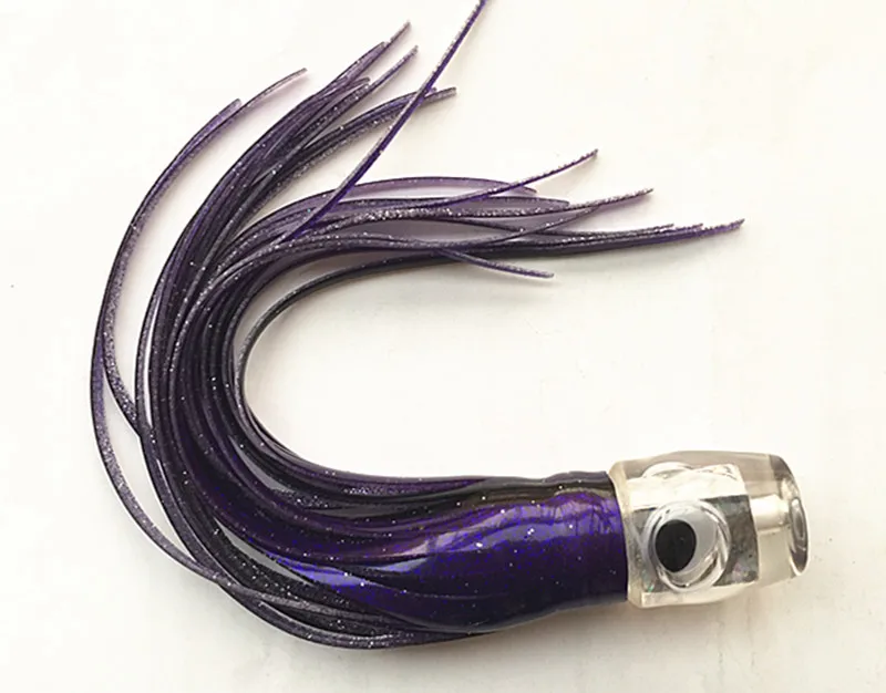 

9.5-10inch Tuna Bait Octopus Skirt Lure Marlin Lure Sea Fishing Lure Resin Head With Skirt With Hook or No Hook choose