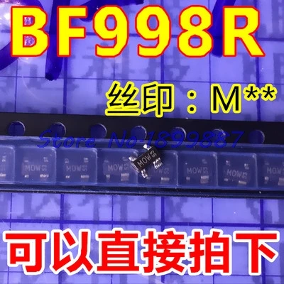 10 шт./лот BF998R SOT143 BF998 сот SMD новый MOS полевой транзистор в наличии | Электронные
