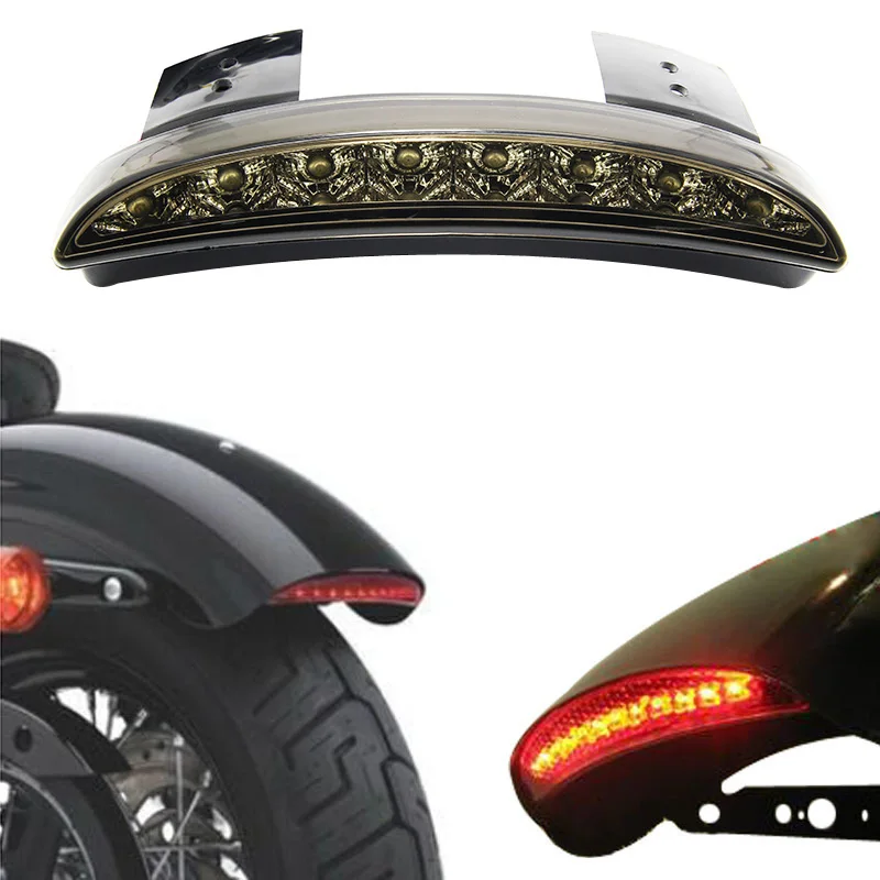 Задний фонарь для мотоцикла красный светодиод задний Harley Touring Sportster XL 883 1200 кафе |