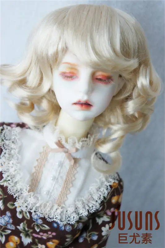 1/3 синтетический мохер BJD кукольные парики, короткий кудрявый кукольный парик аксессуары для кукол SD JD164