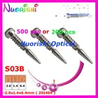 Винты для очков с пружинной петлей 500 шт. или 200 шт., винты для очков с небольшим пакетом, 2.0X1.4X6.06.47.5 мм или 2.0x1.2x6.0мм