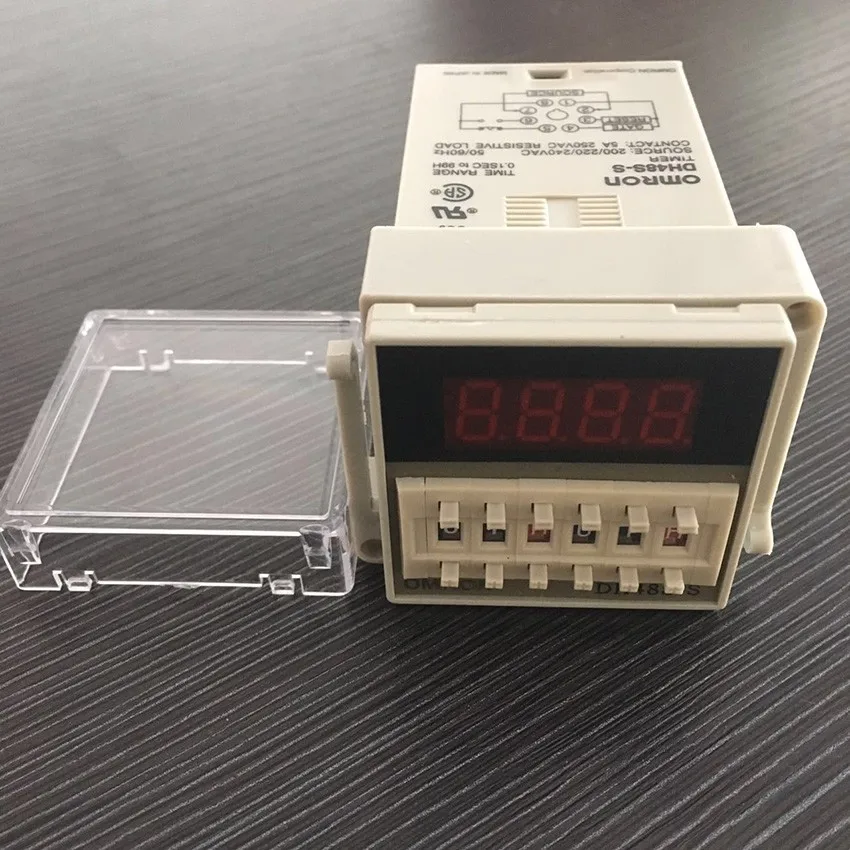 Omron Реле времени DH48S-S Цифровое реле задержки таймера 0.1S-99 часов Цифровое реле таймера