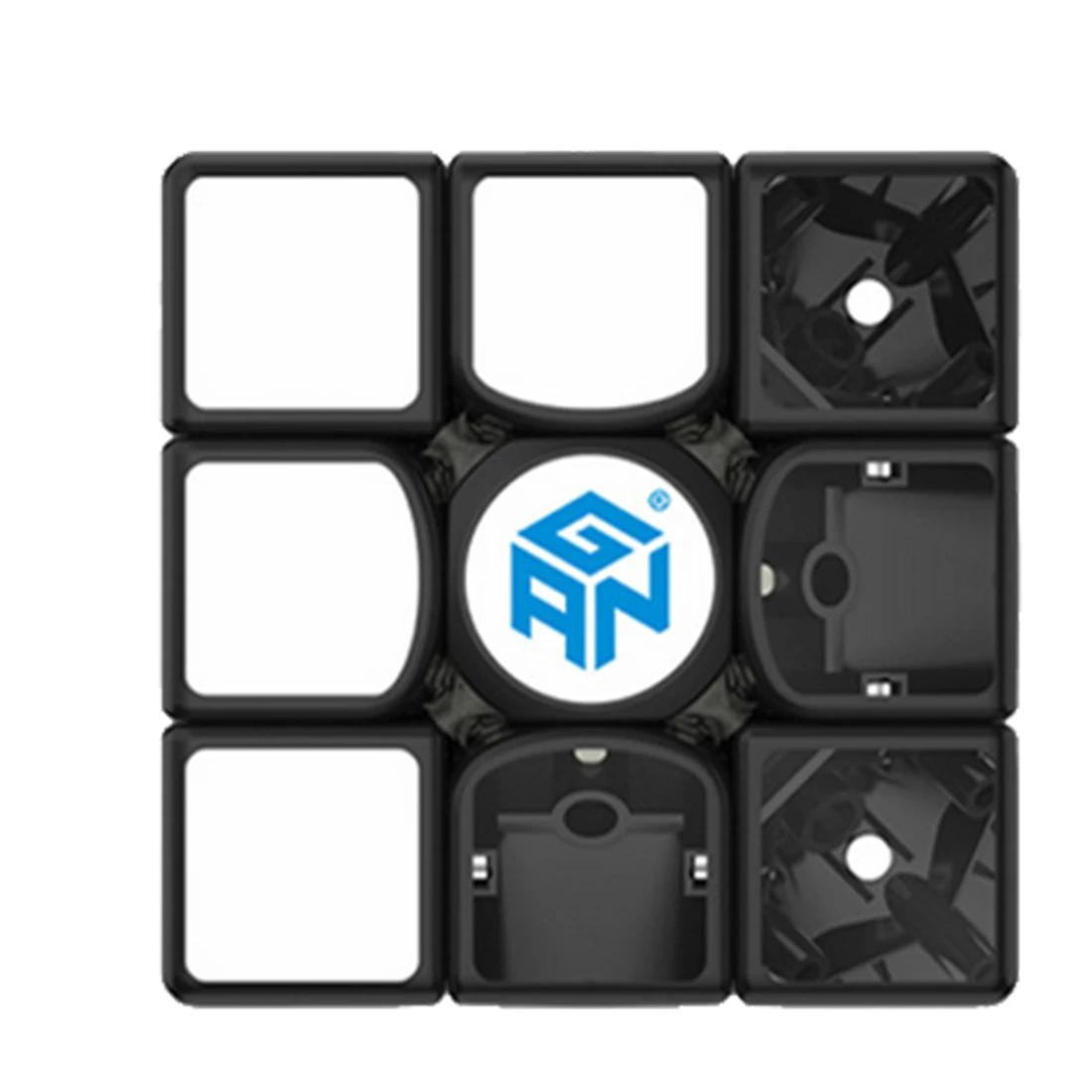 UTOYSLAND 60 pcs GAN356 Air SM Магнитная версия Speedcubing 3x3 волшебный куб для соревнований-черный