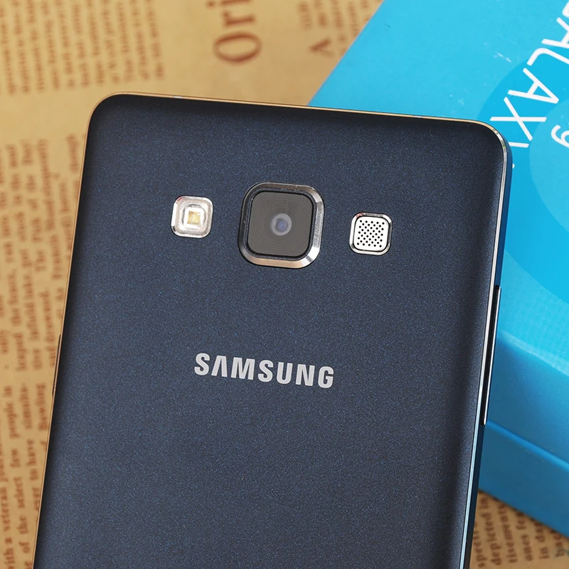 Разблокированный samsung Galaxy A5() A500F A5000 4G LTE 5," 13,0 МП 2 Гб ОЗУ 16 Гб ПЗУ смартфон четырехъядерный мобильный телефон
