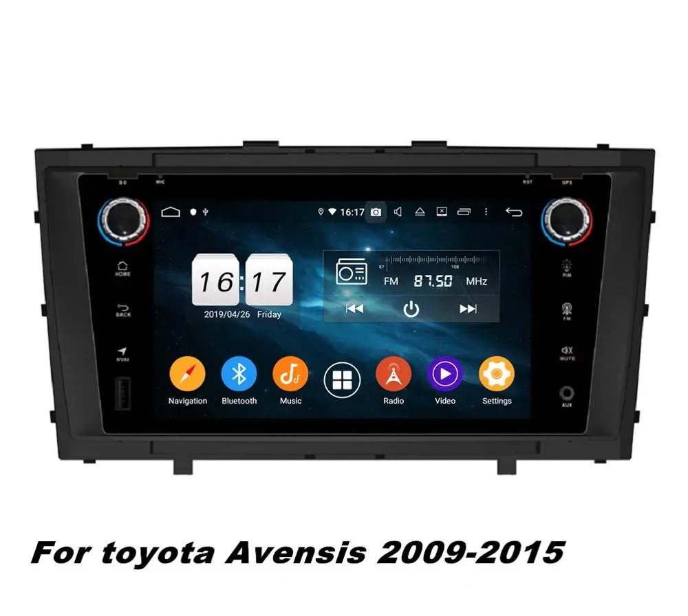 4 Гб + 64 DSP PX6 7 &quotандроид 10 машинный DVD проигрыватель для Toyota Avensis T27 2009 2015 стерео