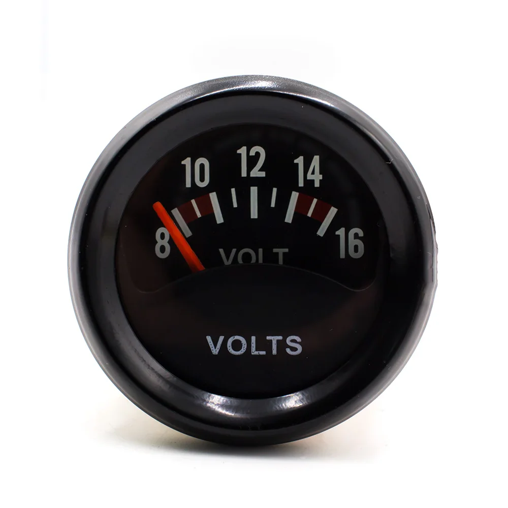 Автомобильный вольтметр 2 дюйма 52 мм 8 16 В светодиодный светильник|gauge meter|gauge