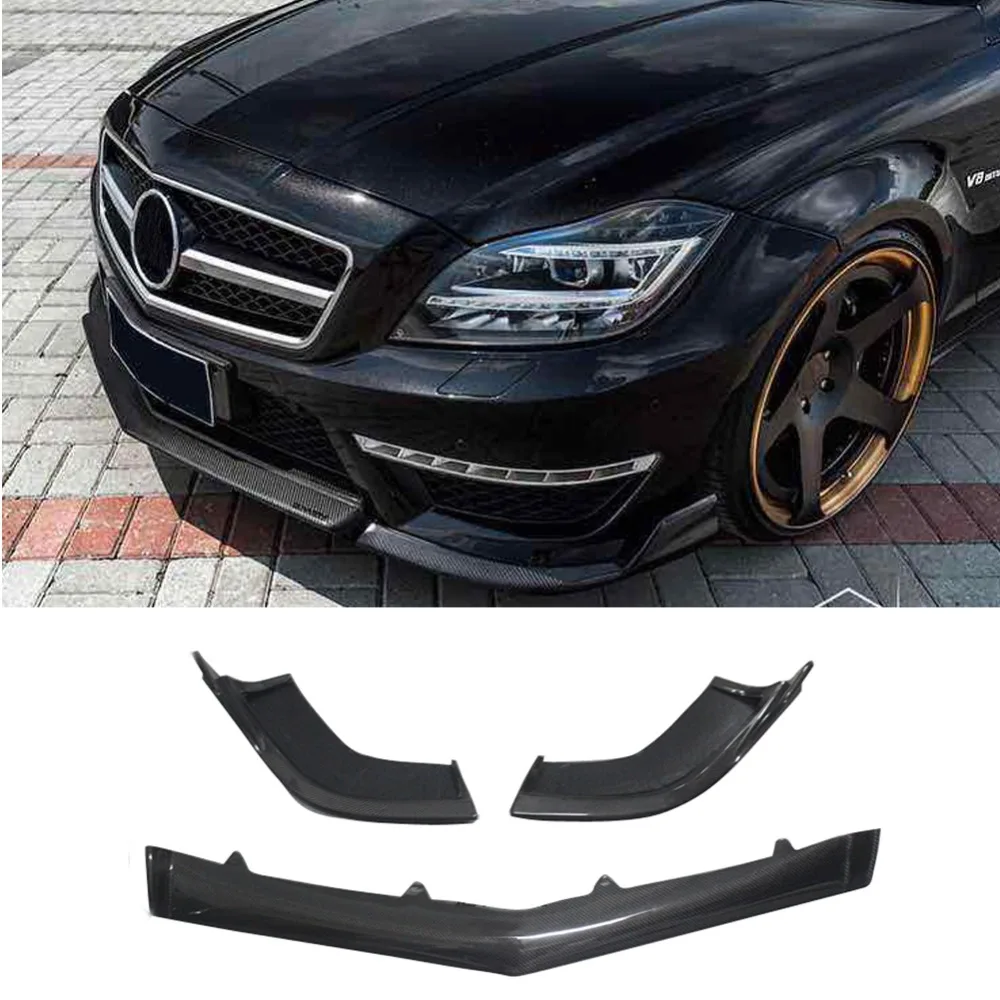 Cupwings для Mercedes Benz W218 CLS63 AMG S Sedan 4 двери передний бампер из углеродного волокна гонок
