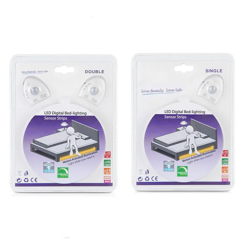 Гибкая светодиодная лента с датчиком движения активация движением ночное