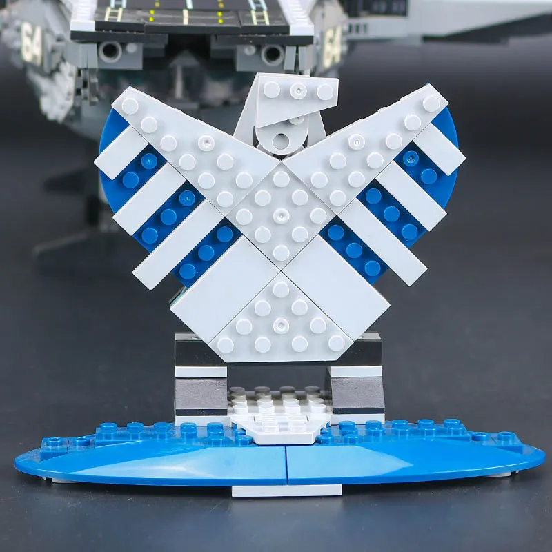 DHL 07043 Super Heroes The Shield Helicarrier Совместимость с 76042 набор строительных кирпичей кирпичи сборочные игрушки для детей Подарки