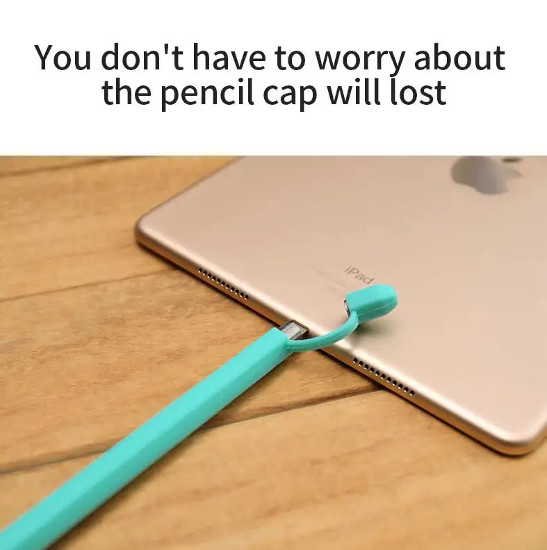 Jisoncase пенал для Apple Pencil модный силиконовый чехол Мягкий защитный чехол для Apple Pencil чехол против потери