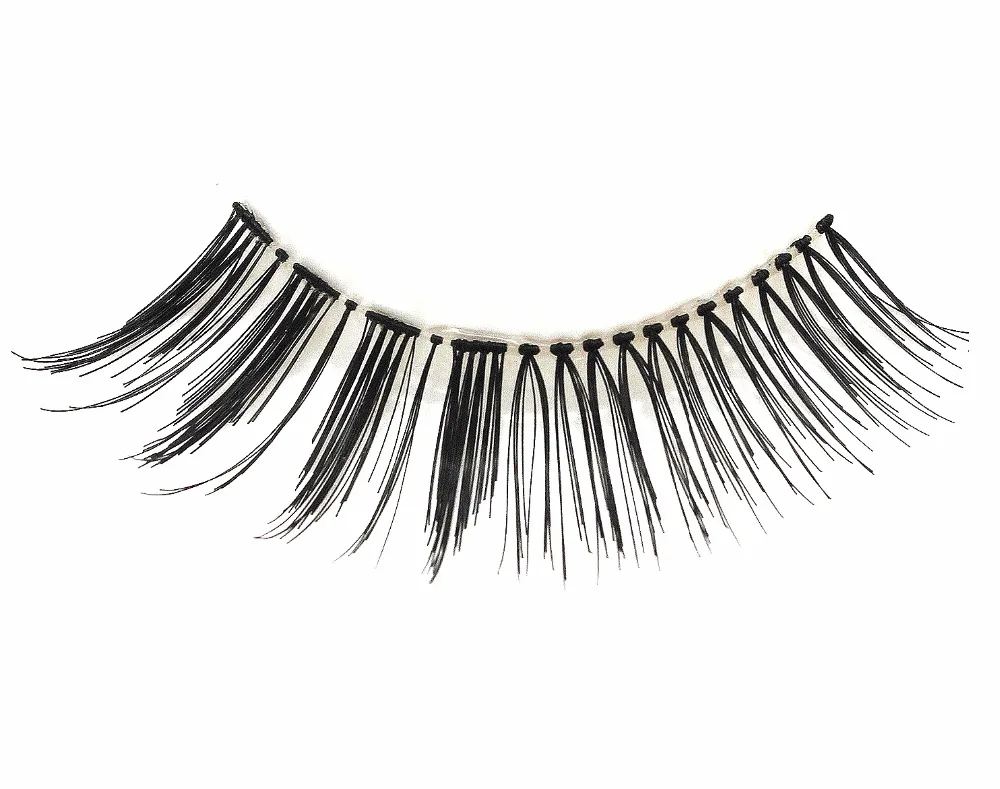 Накладные натуральные ресницы, CLOTHOBEAUTY 15 пар ручной работы Поддельные ресницы, Demi Wispies мягкая невидимая лента, Длинные/толстые многоразовые(новые