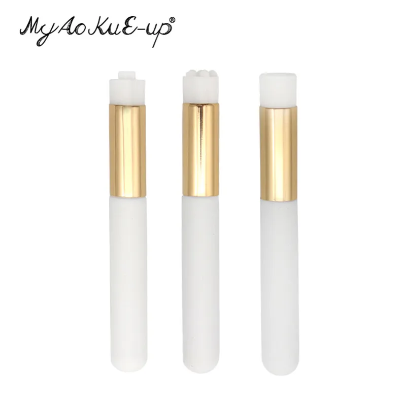 Mix white color 5 шт., кисти для лица, носа, черных точек, кисти для макияжа, Глубокая чистка, щетка для удаления черных точек, инструменты для макияжа, розовый, белый, черный - Handle Color: Mix white color