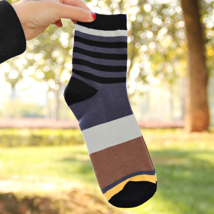 5 пар новых летних и осенних мужских носков высококачественные мужские носки с