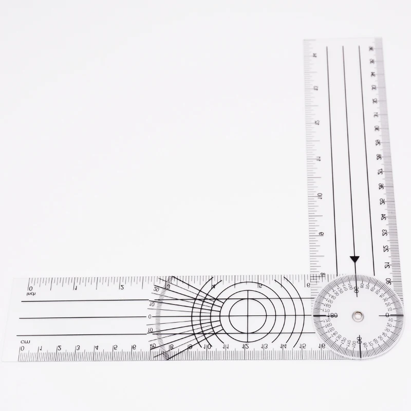 1 шт. Транспортир Гониометр карманная ось диапазон движения тестер угол линейка