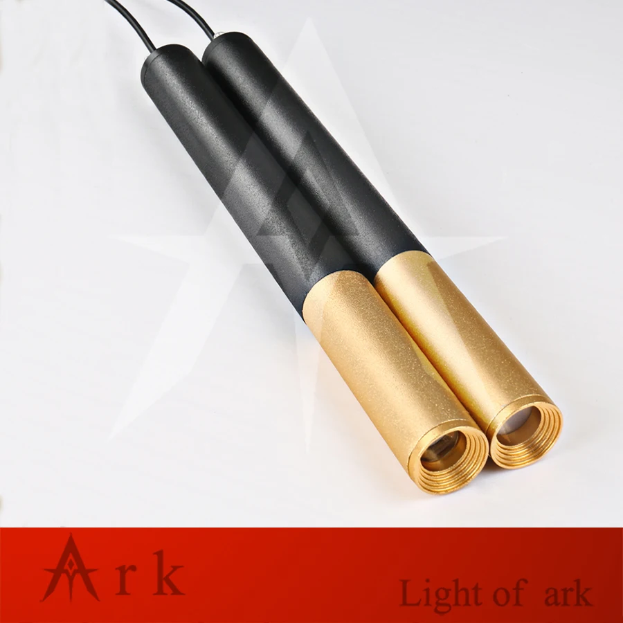 Цилиндрическая светодиодная Подвесная лампа диаметром 3 см из черного и золотого