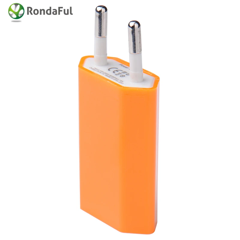 Лидер продаж штепсельная вилка европейского стандарта usb розетка 5 В 1 А настенное