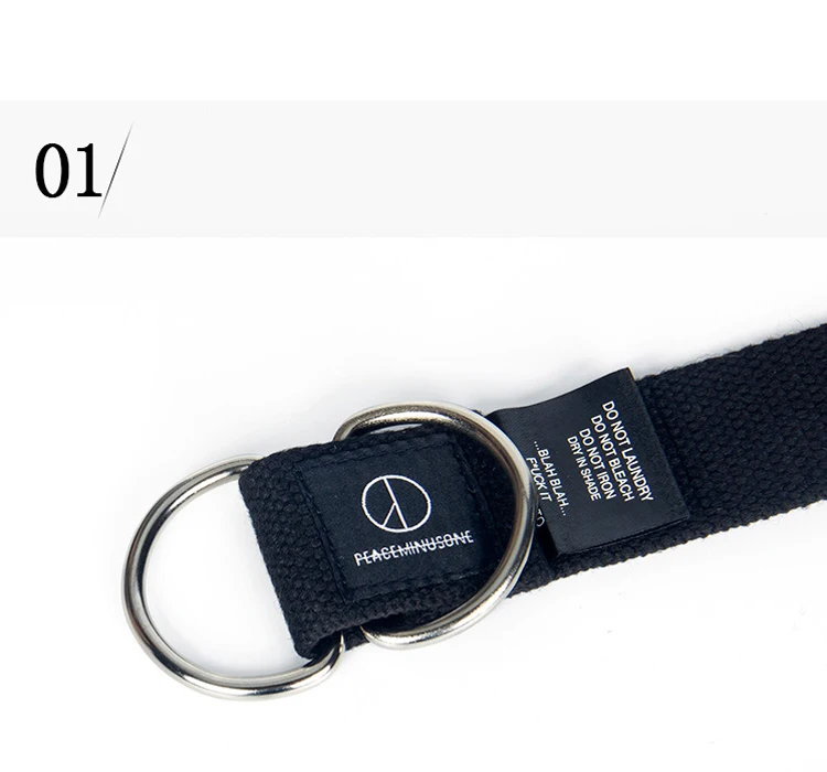 Kpop G-dragon Belt новые модные холщовые ремни Харадзюку Высокое качество черный длинный ремень для мужчин и женщин с буквенным принтом бренд