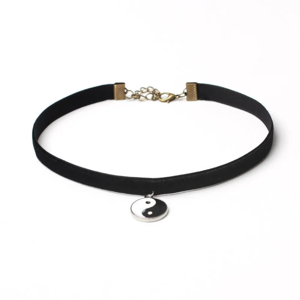 10 шт./компл. готический панк Стильный Бархатный кружевной чокер с татуировкой