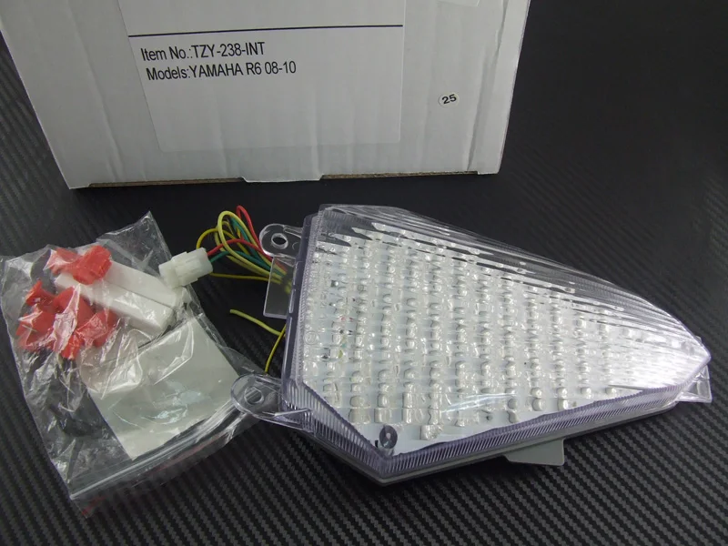 Светодиодный задний фонарь для мотоцикла Интегрированный сигнал поворота