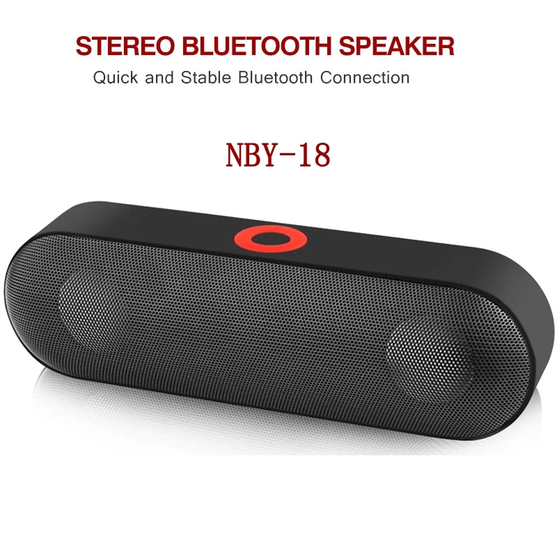 BesMonsee NBY 18 портативный беспроводной динамик без рук haut parleur altaboces bluetooth мини TF AUX USB