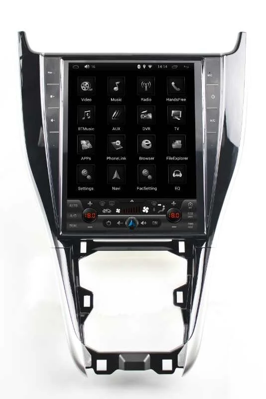 Автомобильный радиоприемник RDS &quotYOKOTRON&quot 10 4 &quotTelsa Style Touch Android 7 1 для Toyota Harrier 2013 2015