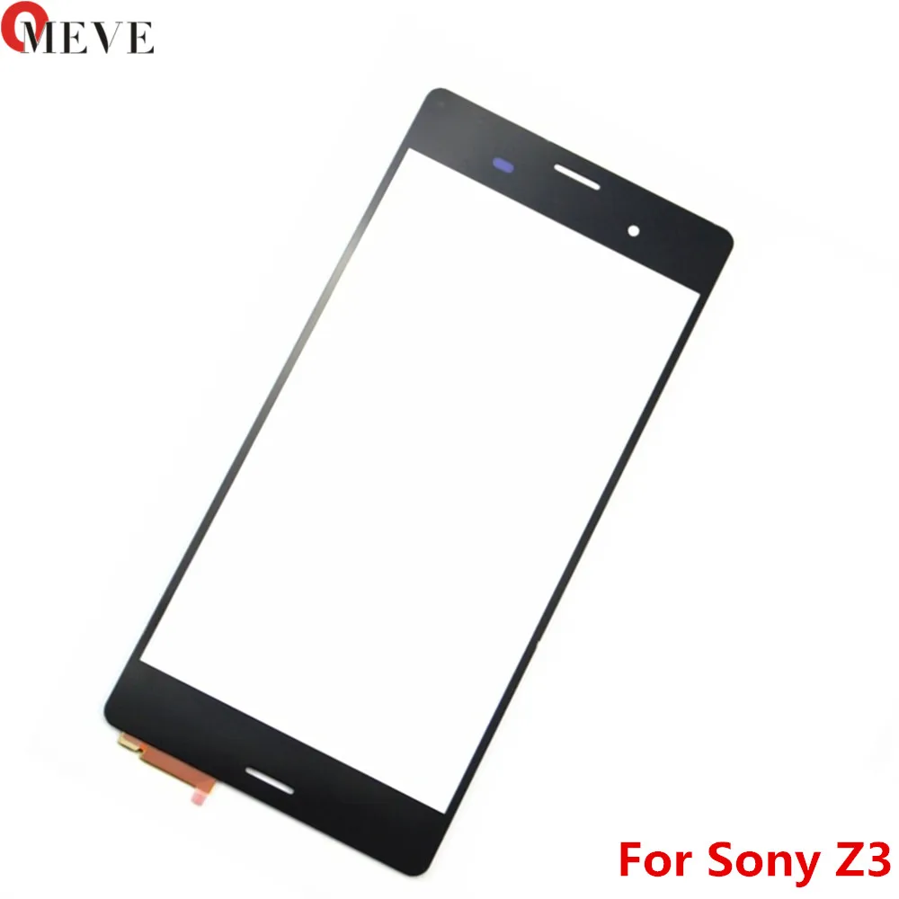 5 шт./лот для Sony Xperia Z3 D6603 D6633 D6653 L55T сенсорный экран дигитайзер Передняя стеклянная