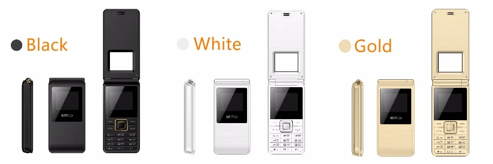 SERVO флип-телефон 1,7" Spreadtrum6533 две sim-карты мобильный телефон GSM Вибрация снаружи FM радио русская клавиатура мобильные телефоны
