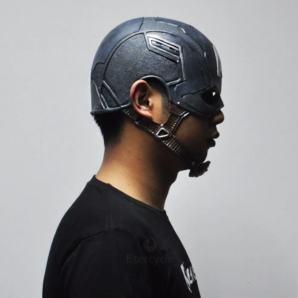 Латексные реквизиты для косплея Капитан Америка коллекционная маска 1:1 | Дом и