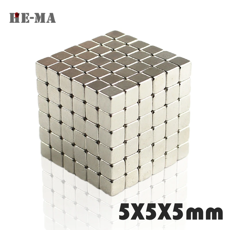 20/50 шт. мощный профессиональный Неодимовый 5x5x5 Магниты 5*5*5 мм N35 супер сильный