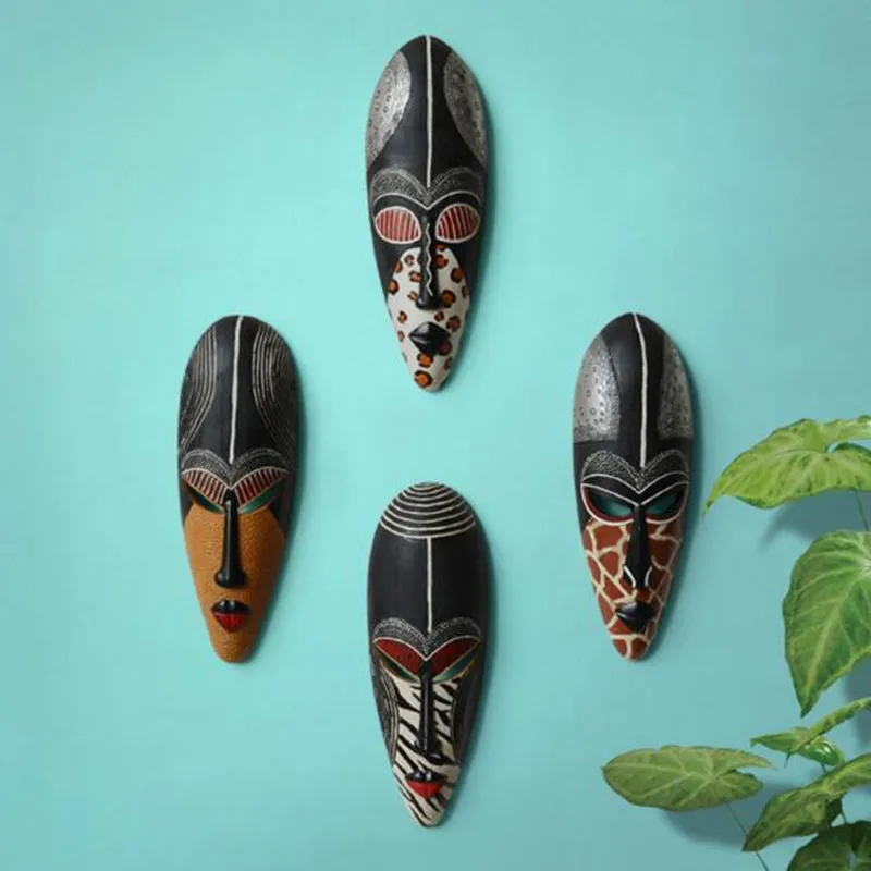 Популярные экзотические африканские маски из смолы в стиле ретро подвесные украшения для портретов лучший