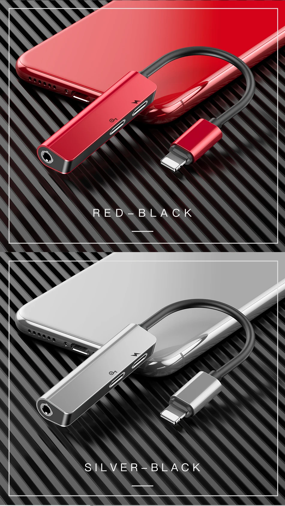 Baseus аудио Aux adaptador para for iphone Xs Max Xr 8X7 Plus OTG кабель Jack de 3,5 мм де auriculares carga de para конвертер
