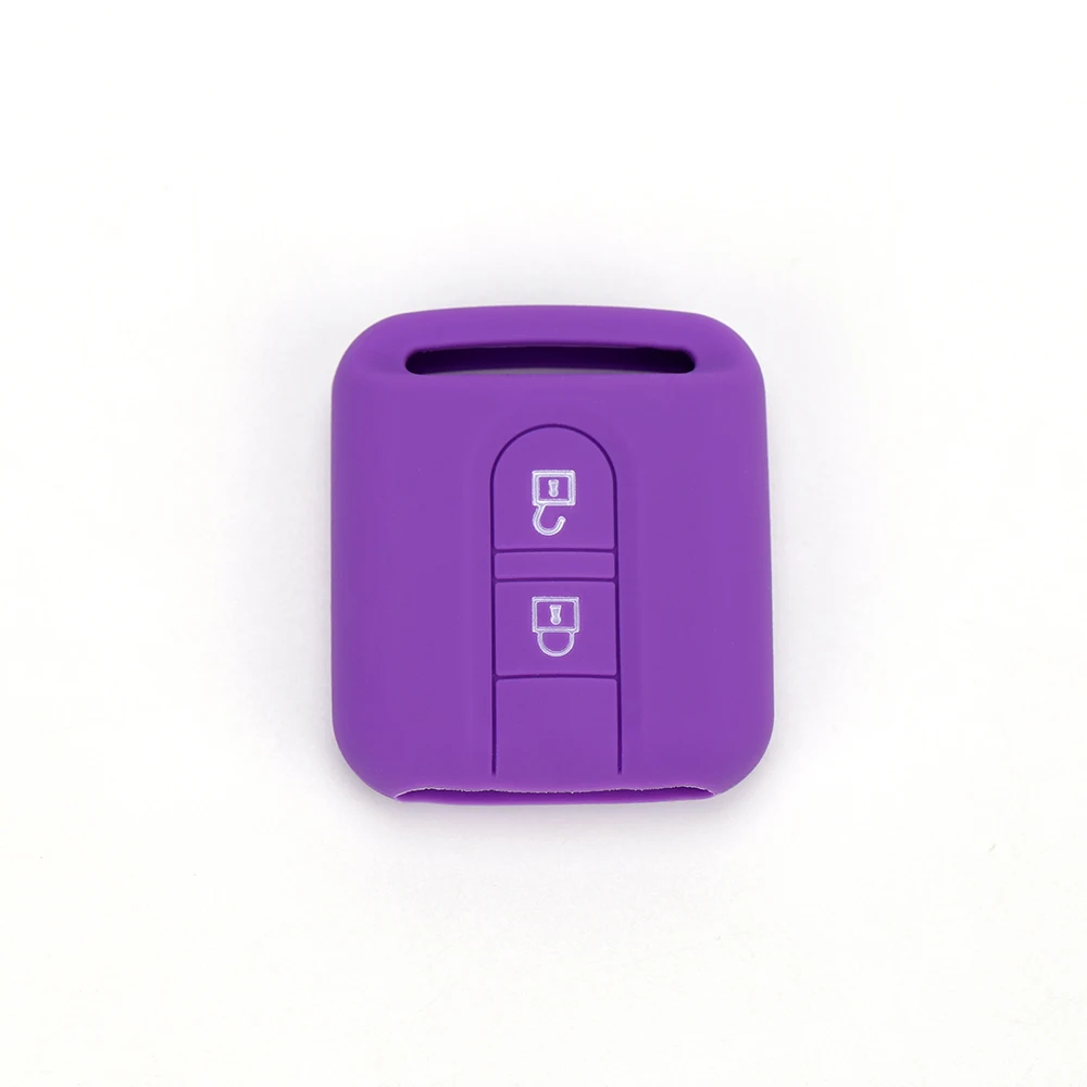 2 кнопки дистанционного ключа автомобиля чехол Fob Силиконовый для Qashqai Micra Navara Almera