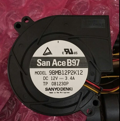 Вентилятор охлаждения sanyo 9 7 см 9BMB12P2K12 9733 12 В 3 4a 9BMB12P2K019 9BMB12P2J619 | Компьютеры и офис