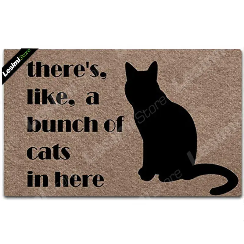 Подарок на день матери красивый коврик для двери здесь как кучка кошек заказ