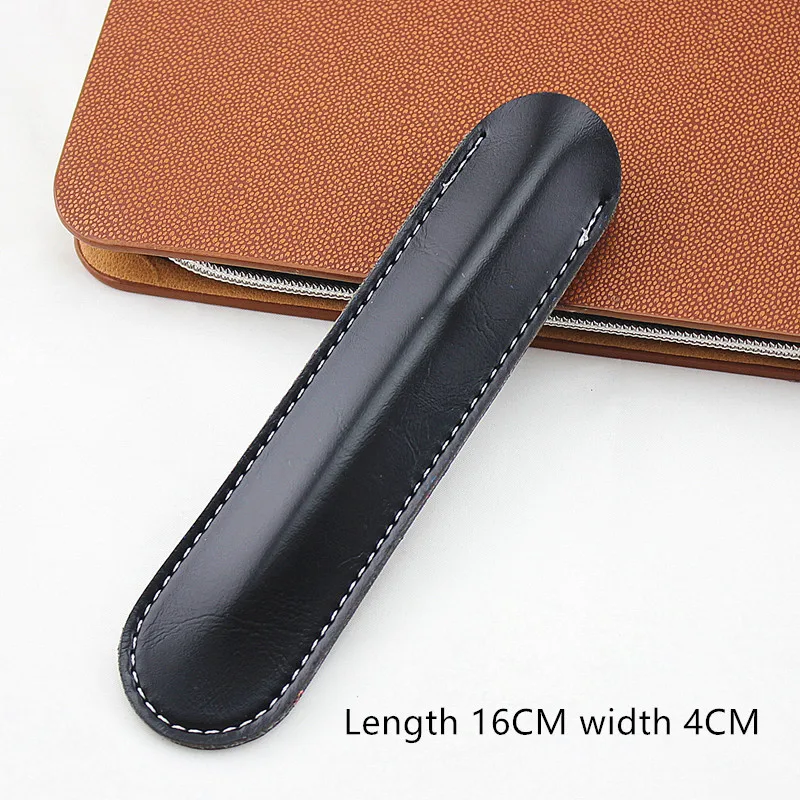 1 шт./компл. роскошная сумка для ручек черная кожаная дизайнерская подставка шт.
