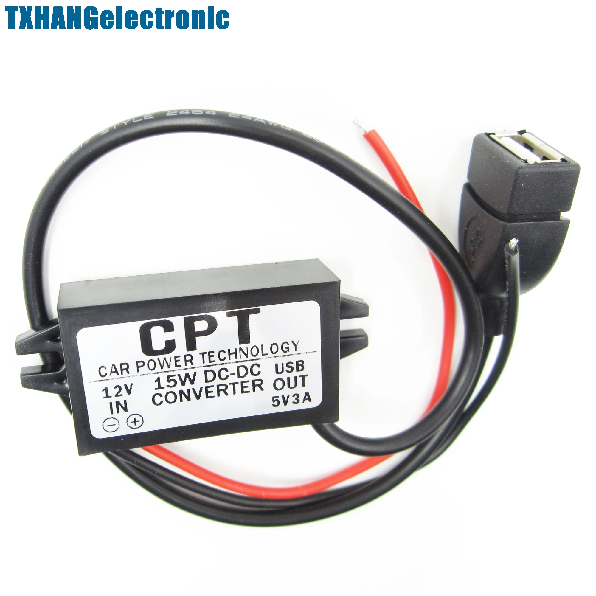 3A DC12V до 5V 15 Вт Шаг вниз USB конвертер регулятор для телефона автомобиля Зарядное