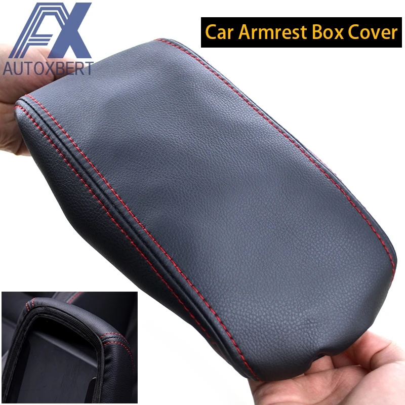 Кожаный Автомобильный центральный подлокотник AX из микрофибры чехол для