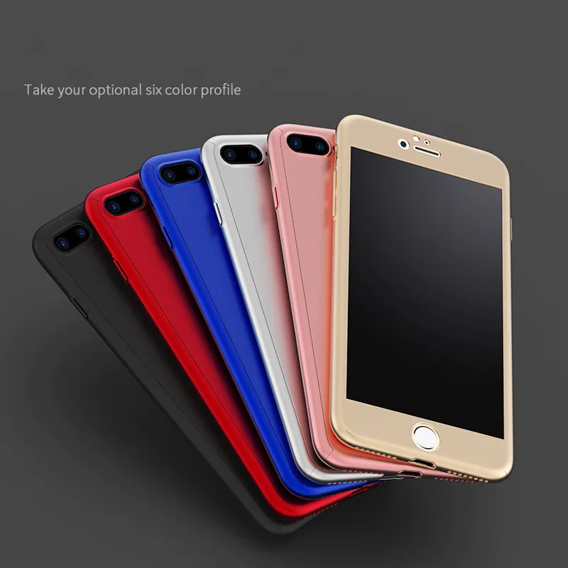 Жесткий Ультратонкий матовый чехол для iPhone 7 плюс просто чувствую кожи простой